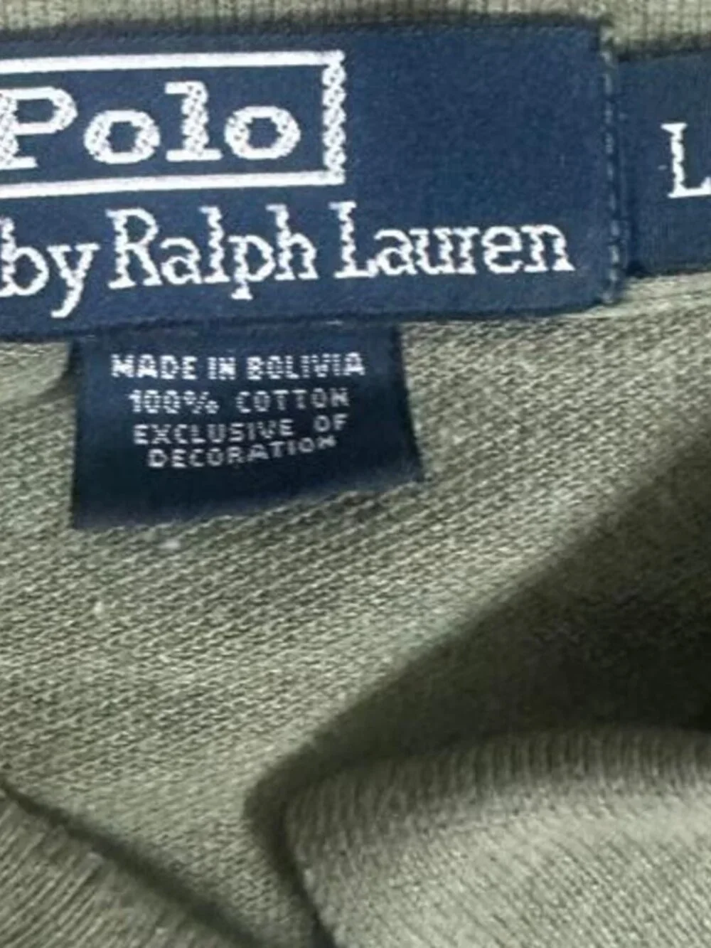 Ralph Lauren green polo shirt Size L #preppy #classic